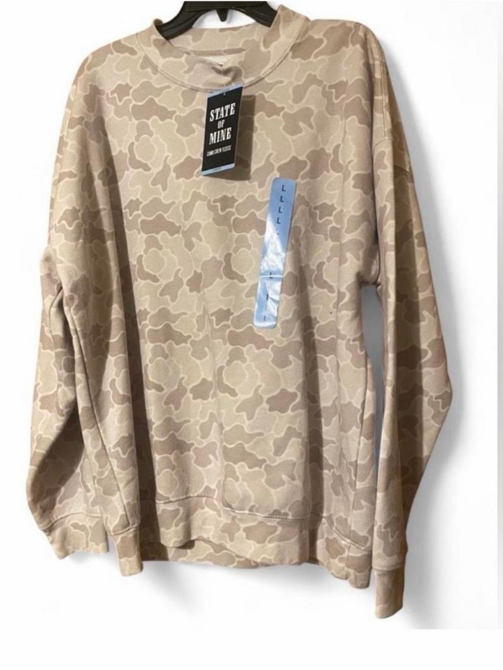State of Mine Tan Camo Crewneck Sweatshirt